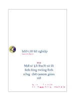 Luận văn một số kỹ thuật xử lý ảnh tăng cường tính năng cho camera giám sát