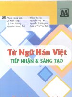 Từ ngữ hán việt tiếp nhận  sáng tạo
