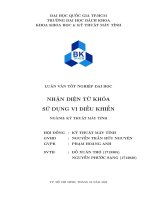 Nhận diện từ khóa sử dụng vi điều khiển