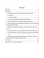 Tiểu Luận -  Kinh Doanh Bảo Hiểm -  Đề Tài -  Tìm Hiểu Về Mô Hình quỹ Bảo Vệ Người Được Bảo Hiểm Và Thực Trạng Quy Định Pháp Luật Việt Nam Về Mô Hình Này