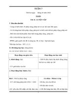 Giáo án lớp 4 tuần 07 năm 2022 2023