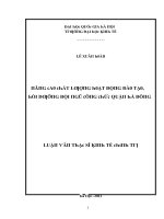 Luận văn nâng cao chất lượng hoạt động đào tạo bồi dưỡng đội ngũ công chức quận hà đông
