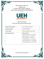 Báo cáo cuối kỳ đề tài quy trình cải tiến grab bikegrab car