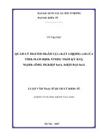 Luận văn quản lý nguồn nhân lực chất lượng cao của tỉnh nam định trong thời kỳ đẩy mạnh công nghiệp hóa hiện đại hóa