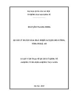 Luận văn quản lý ngân sách nhà nước huyện con cuông tỉnh nghệ an