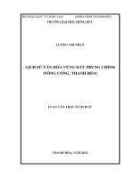 Lịch Sử Văn Hóa Vùng Đất Trung Chính (Nông Cống, Thanh Hóa).Pdf