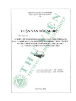 Nghiên cứu tình hình hoạt động sản xuất kinh doanh làm cơ sở đề xuất các biện pháp nhằm hoàn thiện tổ chức sản xuất kinh doanh và đổi mới tổ chức quản lý tại công ty cổ phần vận tải ô tô phú thọ