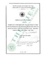 Nghiên cứu tình hình tiêu thụ sản phẩm và một số giải pháp đề xuất nhằm đẩy mạnh tiêu thụ sản phẩm tại tổng công ty giấy việt nam   thị trấn phong châu   phù ninh   phú thọ