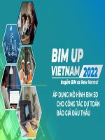 Áp dụng mô hình BIM 5D cho công tác dự toán báo giá đấu thầu