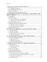 Tiểu Luận - Môn -  Quản Lý Dự Án Đầu Tư - Đề Tài - Xây Dựng Nhà Máy Nước Sạch Nhị Khê