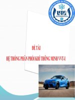 Báo Cáo -  Hệ Thống Thông Minh Trên Ô Tô -  Đề Tài - Hệ Thống Phân Phối Khí Thông Minh VVT-I