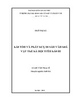 Luận văn bảo tồn và phát huy di sản văn hóa vật thể hà nội trên báo in