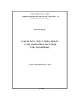 Luận văn quan hệ giữa tăng trưởng kinh tế và thực hiện công bằng xã hội ở phú thọ hiện nay