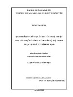 Luận văn khai thác các giá trị văn hóa nghệ thuật múa rối nước ở vùng đồng bằng bắc bộ việt nam phục vụ phát triển du lịch
