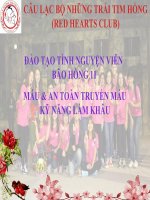 Máu & An Toàn Truyền Máu