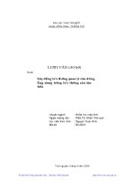 Luận văn xây dựng hệ thống quản lý cân động ứng dụng trong hệ thống cân tàu hỏa