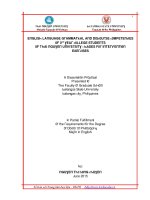 Luận văn nghiên cứu khả năng sử dụng ngữ pháp và ngôn ngữ tiếng anh của sinh viên năm thứ 3 tại đại học thái nguyên từ đó xây dựng các bài tập bổ trợ
