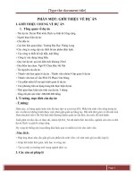 Tiểu Luận - Quản Trị Dự Án - Đề Tài - Dự Án Phát Triển Dich Vụ Giặt Đồ Công Cộng