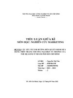 Các nhân tố ảnh hướng đến quyết định mua hàng trên trang thương mại điện tử shopee của thế hệ gen z ở thành phố hồ chí minh