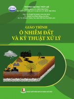 Giáo trình Ô nhiễm đất và Kỹ thuật xử lý - Đại học Thuỷ lợi