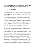 Tiểu Luận Kinh Tế Phát Triền - Đề Tài -Sự Phối Hợp Của Chính Sách Tiền Tệ  Và Chính Sách Tài Khóa  Trong Thời Kỳ Khôi Phục Kinh Tế Hậu Khủng Hoảng Tài Chính Toàn Cầu.docx