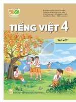 Sách giáo khoa tiếng việt lớp 4 tập 1 kết nối tri thức