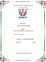 Tiểu luận tốt nghiệp thiết kế trạm biến áp 220 110 22kv