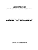Quản Lý Chất Lượng Nước - Đại Học Thuỷ Lợi.pdf