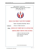 Báo cáo thực tập tốt nghiệp ngành điện điện tử
