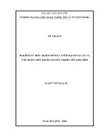 Luận văn nghiên cứu điều khiển mờ dựa trên đại số gia tử và ứng dụng điều khiển cho đối tượng mô hình miso
