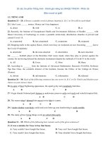 20 câu ôn phần tiếng anh   đánh giá năng lực đhqg tphcm   phần 26 (bản word có giải)
