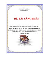 Sáng kiến ứng dụng một số nền tảng cntt trong quá trình kiểm ktđg môn gdcdgdktpl góp phần hình thành và phát triển năng lực số cho học sinh thpt trên địa bàn huyện quỳnh lưu, tỉnh nghệ an