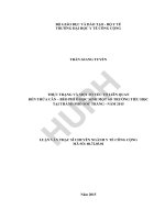 Thực trạng và một số yếu tố liên quan đến thừa cân   béo phì ở học sinh một số trường tiểu học tại thành phố sóc trăng   năm 2015