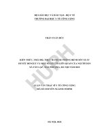 Kiến thức, thái độ, thực hành dự phòng bệnh sốt xuất huyết dengue và một số yếu tố liên quan của người dân xã tân lập, đan phượng, hà nội năm 2022