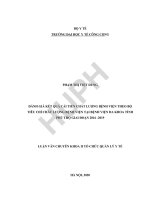 Đánh giá kết quả cải tiến chất lượng bệnh viện theo bộ tiêu chí chất lượng bệnh viện tại bệnh viện đa khoa tỉnh phú thọ giai đoạn 2016 2019