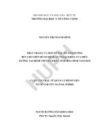 Thực trạng và một số yếu tố ảnh hưởng đến ghi chép hồ sơ bệnh án ngoại khoa của điều dưỡng tại bệnh viện đa khoa tỉnh hòa bình năm 2020