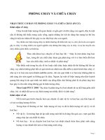 Tài liệu đào tạo phòng cháy chữa cháy