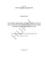 Tuân thủ điều trị bệnh phổi tắc nghẽn mạn tính và một số yếu tố ảnh hưởng ở bệnh nhân điều trị ngoại trú tại bệnh viện phạm ngọc thạch giai đoạn 2021 2022