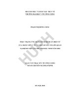 Thực trạng ứng dụng hồ sơ bệnh án điện tử của nhân viên y tế và một số yếu tố liên quan tại bệnh viện sản nhi tỉnh bắc ninh năm 2022