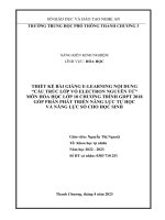 (Skkn 2023) cấu trúc lớp vỏ electron nguyên tử” môn hóa học lớp 10 chương trình gdpt 2018 góp phần phát triển năng lực tự học và năng lực số cho học sinh