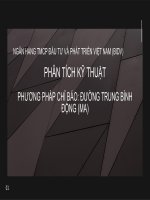 Tiểu Luận - Đề Tài - Phân Tích Mã Bid -  Phân Tích Kỹ Thuật -  Phương Pháp Chỉ Báo Đường Trung Bình Động (Ma)