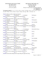 135  đề thi thử tn thpt 2023   môn hóa học   sở gdđt cần thơ (đề 1)   bản word có giải