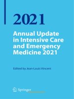 Intensive care and emergency medicine 2021