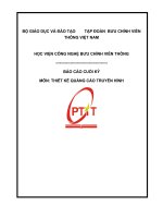 Báo Cáo Cuối Kỳ  - Môn - Thiết Kế Quảng Cáo Truyền Hình - Đề Tài - Tvc Quảng Cáo Son Givenchy