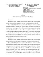 Đề thi Văn bản quản lý nhà nước