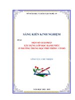 (Skkn 2023) Một Số Giải Pháp Xây Dựng Lớp Học Hạnh Phúc Ở Trường Trung Học Phổ Thông Cờ Đỏ.pdf