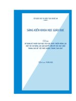 (Skkn 2023) sử dụng kĩ thuật dạy học tích cực phát triển năng lực hợp tác và năng lực giải quyết vấn đề cho học sinh trong chủ đề hệ thức lượng trong tam giác