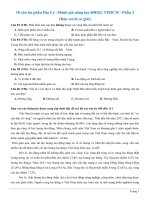 10 câu ôn phần địa lý   đánh giá năng lực đhqg tphcm   phần 2 (bản word có giải)
