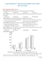 10 câu ôn phần địa lý   đánh giá năng lực đhqg hà nội   phần 9 (bản word có giải)
