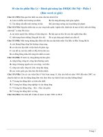 10 câu ôn phần địa lý   đánh giá năng lực đhqg hà nội   phần 1 (bản word có giải)